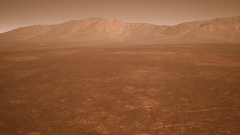 Fantastische-Marslandschaft-In-Rostigen-Orangetönen